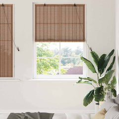 vidaXL Roller Blind Brown 100 x 160 cm Bamboo 1