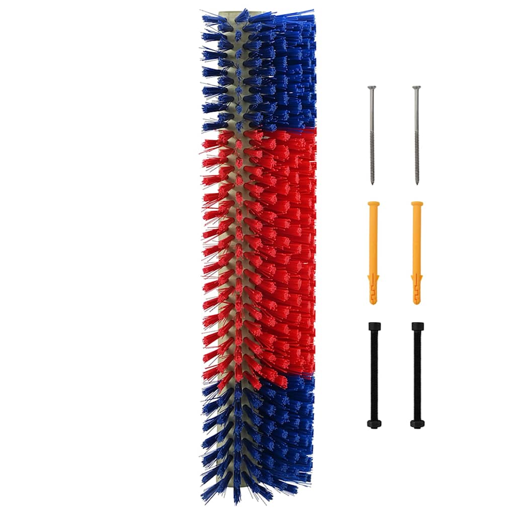 vidaXL Cattle Brushes Red and Blue 50 x 17 x 9 cm PP 2