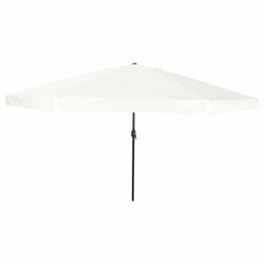 vidaXL Garden Parasol Sand 394 x 394 x 248 cm Polyester and Steel 1