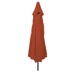 vidaXL Garden Parasol Terracotta 394 x 394 x 248 cm 2