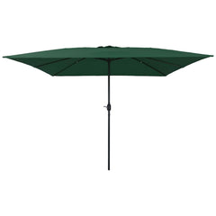 vidaXL Garden Parasol Green 295 x 295 x 245 cm Polyester and Steel 1