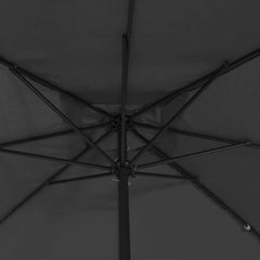 vidaXL Garden Parasol Anthracite 295 x 295 x 245 cm 4