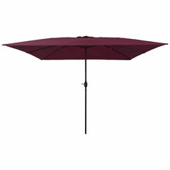 vidaXL Garden Parasol Bordeaux Red 295 x 295 x 245 cm 1