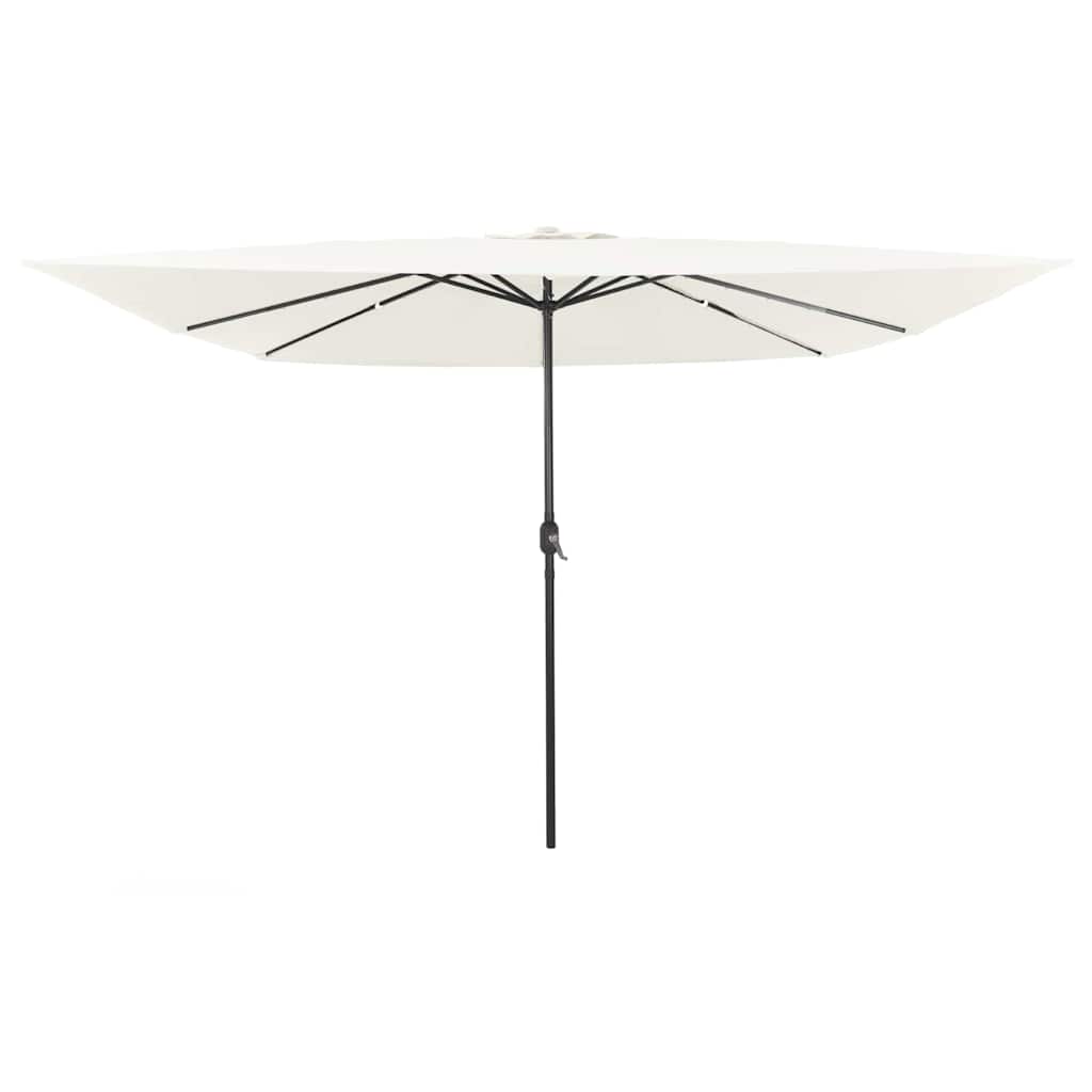 vidaXL Garden Parasol Sand 295 x 295 x 245 cm Polyester and Steel 1