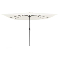 vidaXL Garden Parasol Sand 295 x 295 x 245 cm Polyester and Steel 1