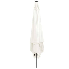 vidaXL Garden Parasol Sand 295 x 295 x 245 cm Polyester and Steel 2