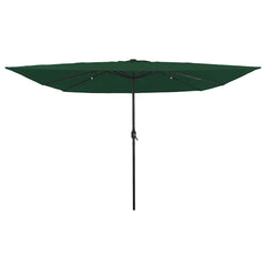 vidaXL Garden Parasol Green 295 x 295 x 245 cm Polyester and Steel 1