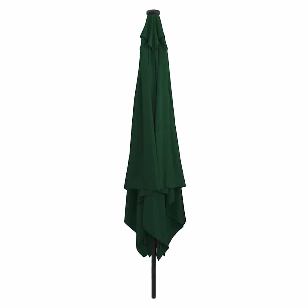 vidaXL Garden Parasol Green 295 x 295 x 245 cm Polyester and Steel 2