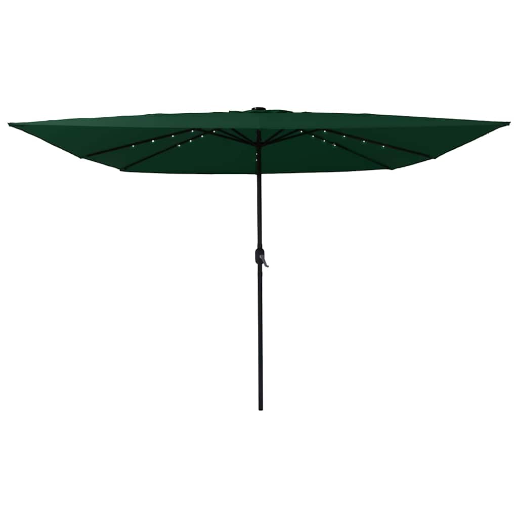 vidaXL Garden Parasol Green 295 x 295 x 245 cm Polyester and Steel 3