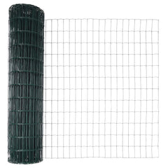 Euro Fence 1 x 10 m PVC-coated iron Green mesh Size 50 x 100 mm 1.4 m