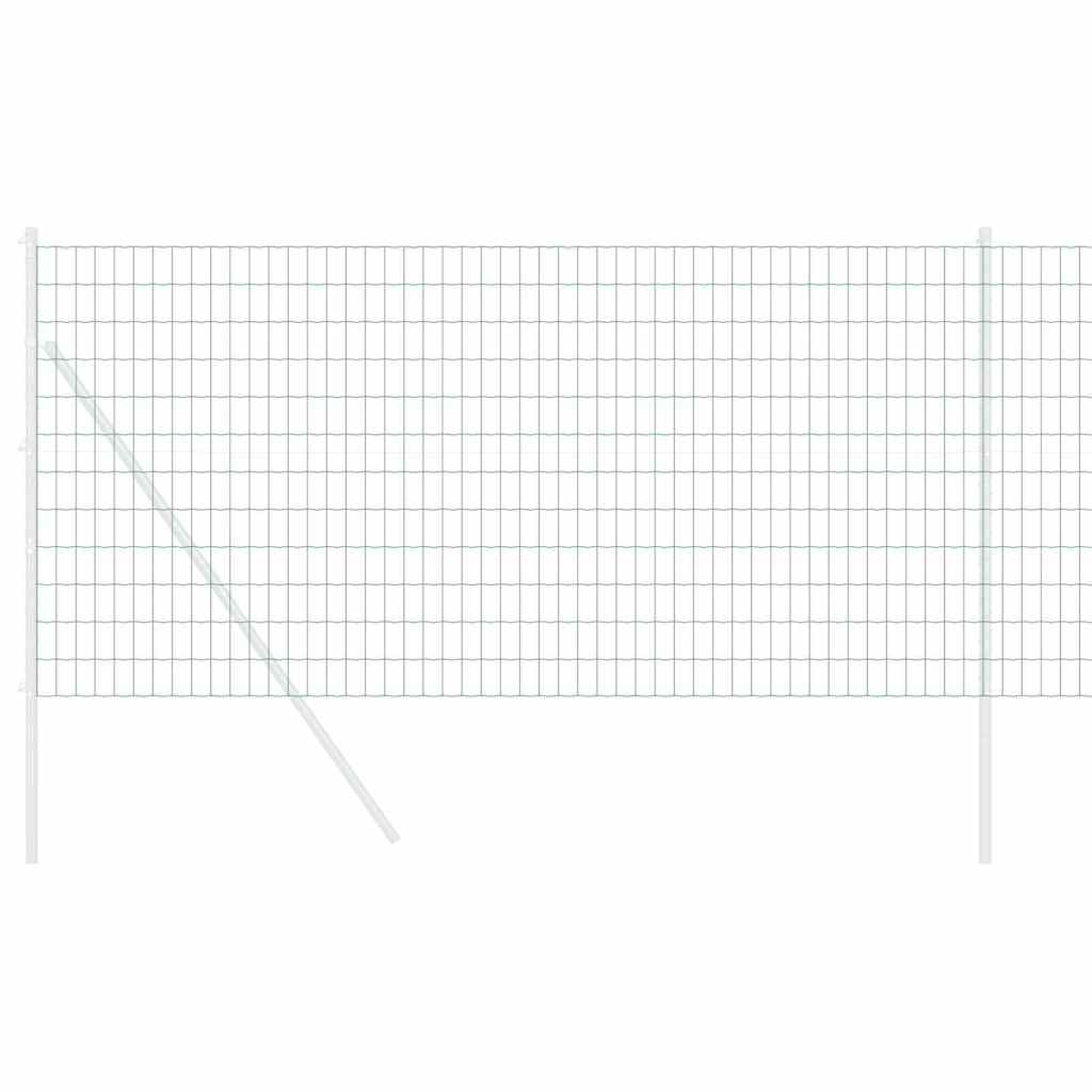 Euro Fence 1 x 10 m PVC-coated iron Green mesh Size 50 x 100 mm 1.4 m