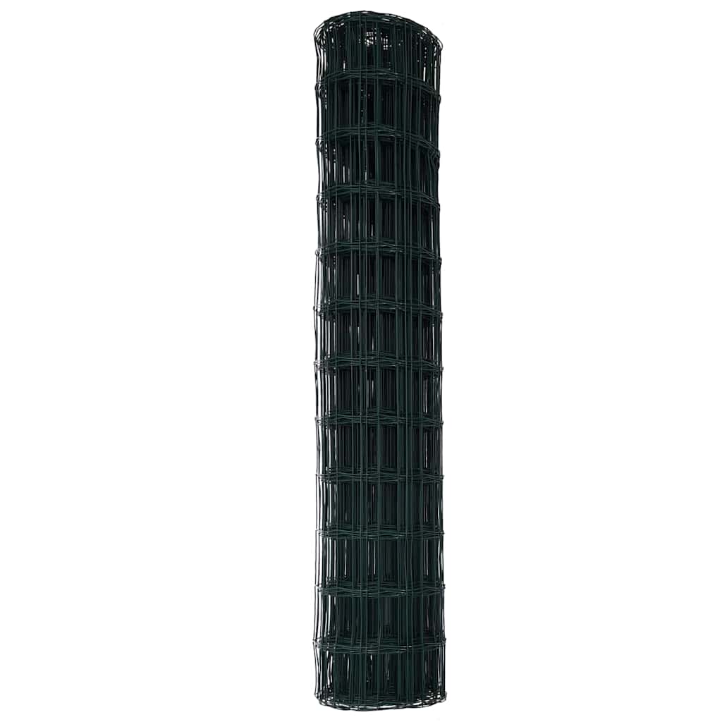 vidaXL Euro Fence 1.2 x 10 m PVC-coated iron Green 6