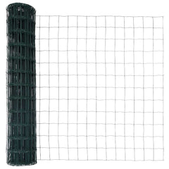 vidaXL Euro Fence 1.4 x 10 m PVC-coated iron Green 5