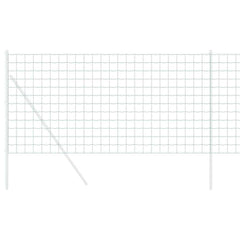 vidaXL Euro Fence 1.4 x 10 m PVC-coated iron Green 3