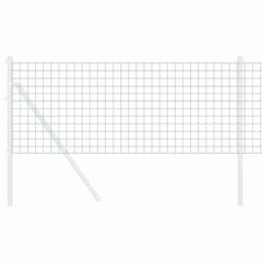 vidaXL Euro Fence 0.6 x 25 m PVC-coated iron Green 3