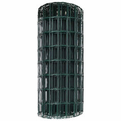 vidaXL Euro Fence 0.4 x 50 m PVC-coated iron Green 6