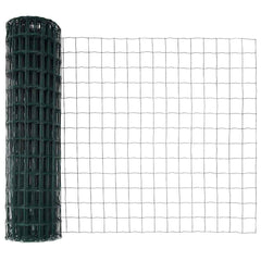 Euro Fence 0.4 x 10 m PVC-coated iron Green mesh Size 77 x 64 mm 1.4 m