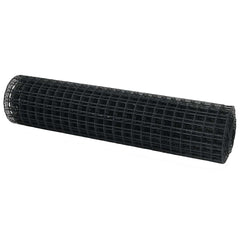 vidaXL Euro Fence 1 x 10 m PVC-coated iron Grey 2