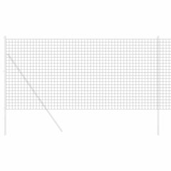 vidaXL Euro Fence 1 x 10 m PVC-coated iron Grey 3