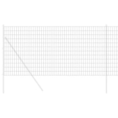 Euro Fence 1 x 10 m PVC-coated iron Grey mesh Size 50 x 100 mm 1.4 m