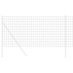 vidaXL Euro Fence 1.2 x 10 m PVC-coated iron Grey 3