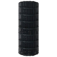 vidaXL Euro Fence 0.8 x 25 m PVC-coated iron Grey 6