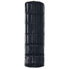 vidaXL Euro Fence 0.4 x 50 m PVC-coated iron Grey 6
