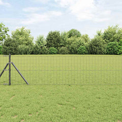 vidaXL Euro Fence 0.6 x 25 m PVC-coated iron Grey 1