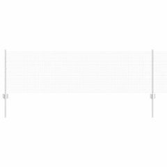 vidaXL Welded Wire Fence with Posts 10 x 0.6 m Galvanised Steel Silver 2