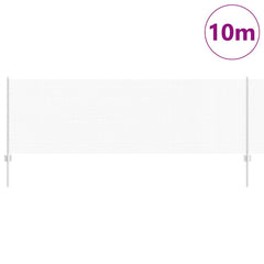 vidaXL Welded Wire Fence with Posts 10 x 0.8 m Galvanised Steel Silver 3