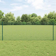 Welded Wire Fence Posts Galvanised Steel Green mesh