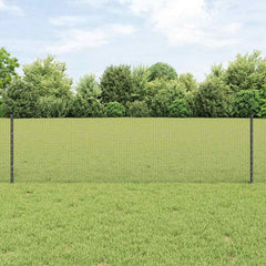 Welded Wire Fence Posts PVC-Coated Steel Grey mesh