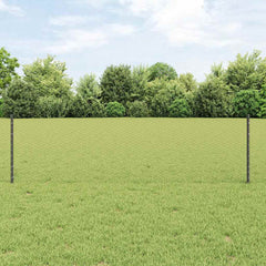 Hexagonal Fence with Post 100 x 0.6 m PVC-Coated Steel Grey 100 x 0.5 m – 100 x 1.6 m 100 x 0.6 m fence (2.5 cm width mesh)
