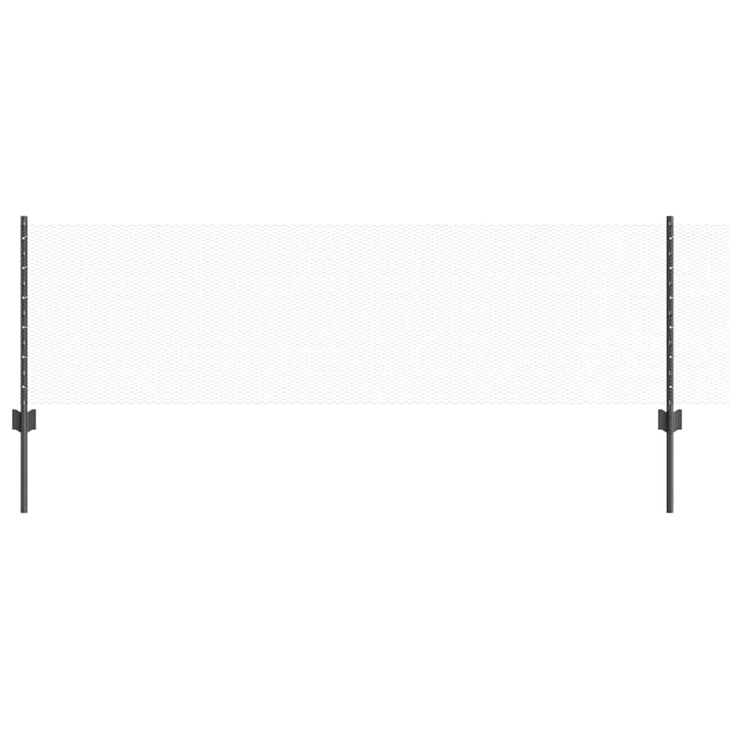 Hexagonal Fence with Post 25 x 0.6 m PVC-Coated Steel Mesh Grey 25 x 0.6 m fence (1.3 cm width mesh)–25 x 1.6 m fence (5 cm width mesh) 25 x 0.6 m fence (1.3 cm width mesh)