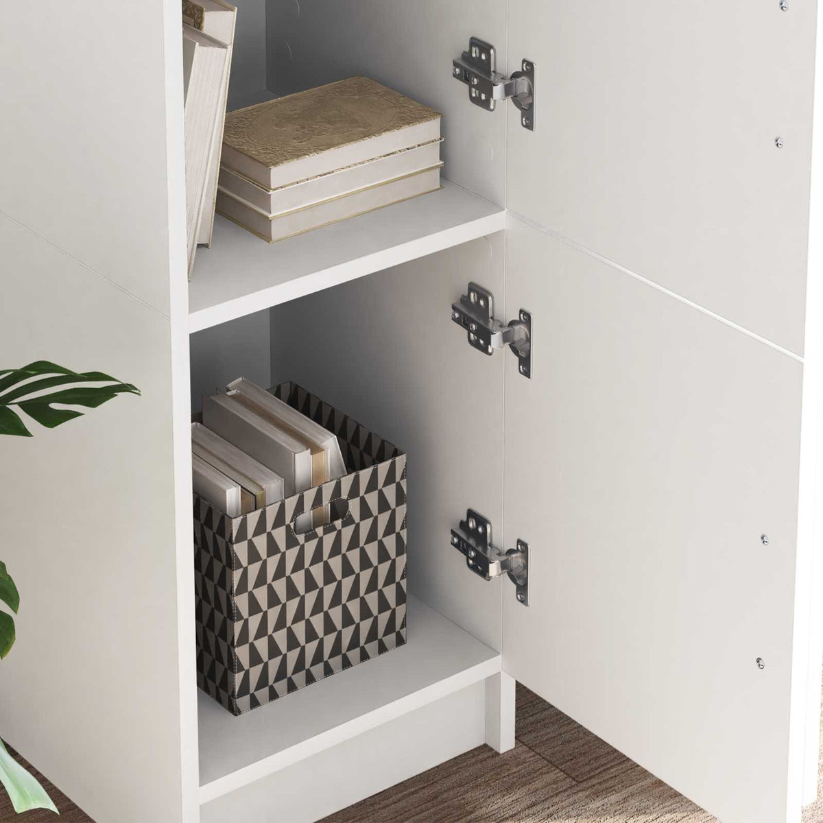 Desk 133.5 x 50 x 124 cm 2 pcs White