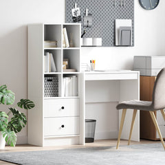 Desk 115.5 x 40 x 127 cm 2 pcs Width 70 cm White