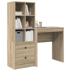 Desk 115.5 x 40 x 127 cm 2 pcs Width 70 cm Sonoma oak