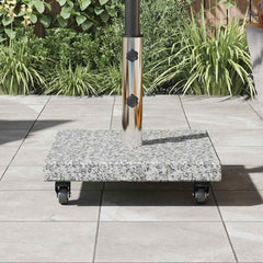 vidaXL Parasol Base 30 kg Gery Granite Square 4