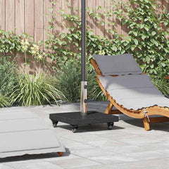 vidaXL Parasol Base 30 kg Black Granite Square 1