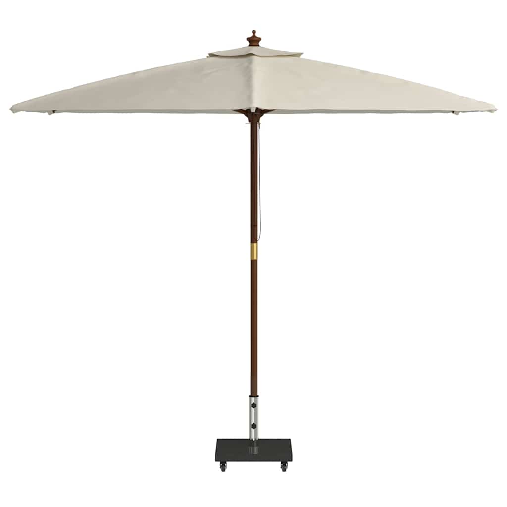 vidaXL Parasol Base 30 kg Black Granite Square 3