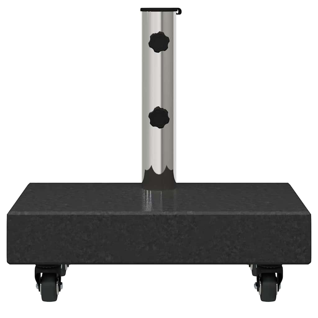 vidaXL Parasol Base 25 kg Black Granite Rectangular 5