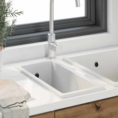 Kitchen Sink 38 x 44 x 20 cm Granite White 210 mm 142 mm