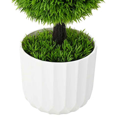 vidaXL Artificial Pine Green 24 x 24 x 90 cm Plastic 2