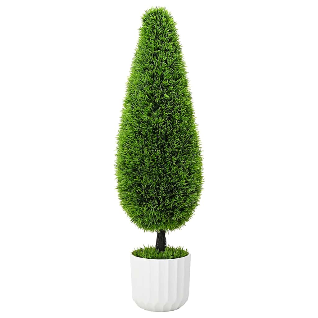 vidaXL Artificial Pine Green 24 x 24 x 90 cm Plastic 1