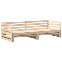 vidaXL Day bed with Trundle without Mattress 80x200 cm 2