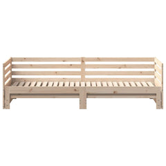 vidaXL Day bed with Trundle without Mattress 80x200 cm 3