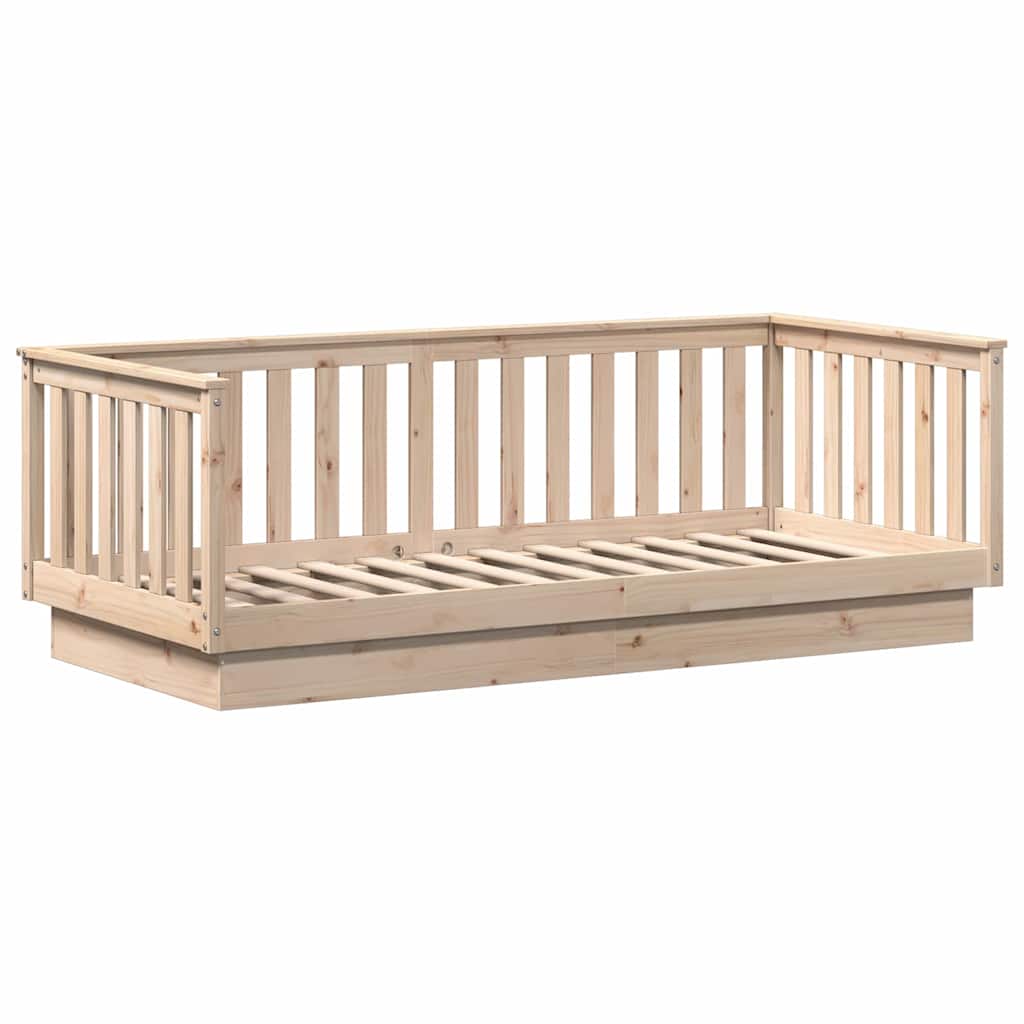 vidaXL Day Bed without Mattress 90x200 cm Solid Wood Pine 2