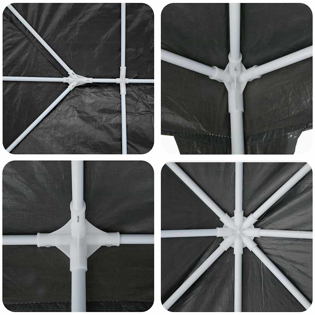 vidaXL Party Tent Anthracite 600 x 400 x 266 cm Polyethylene 6