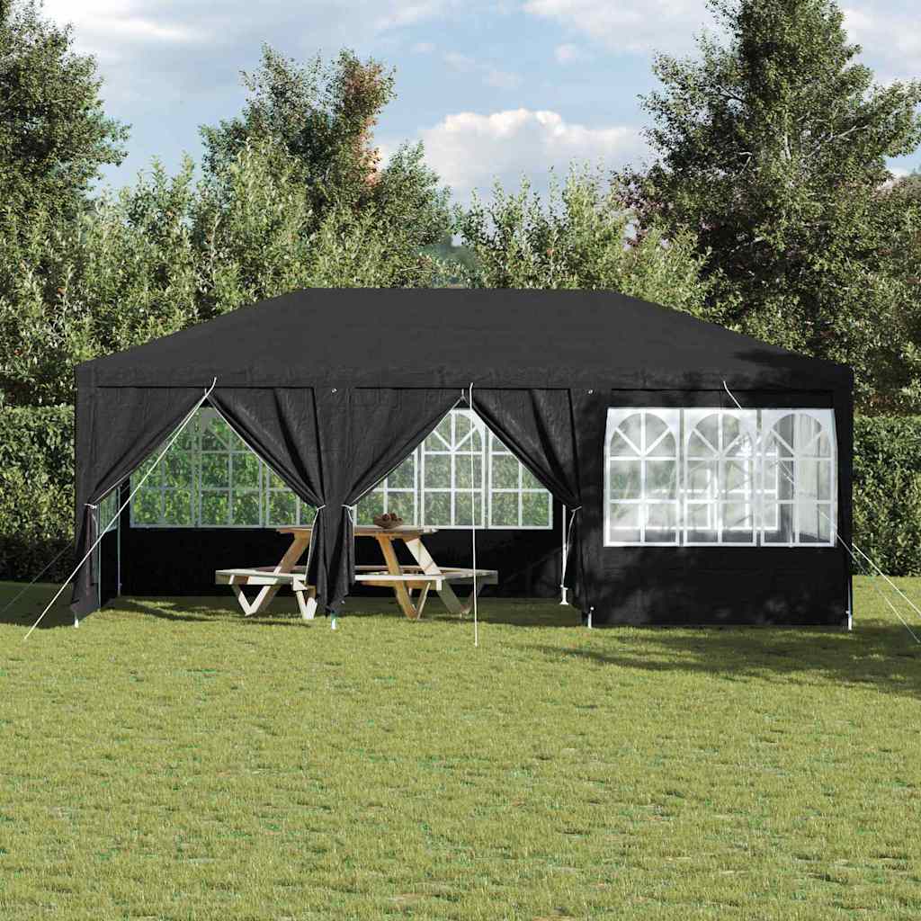 vidaXL Party Tent Anthracite 600 x 400 x 266 cm Polyethylene 4