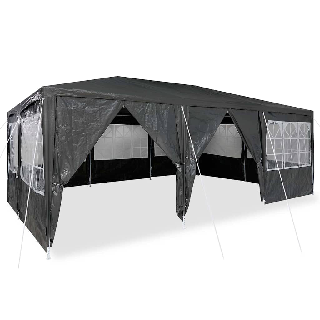 vidaXL Party Tent Anthracite 600 x 400 x 266 cm Polyethylene 3